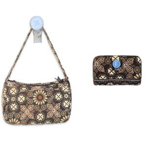 Retired Canyon Vera Bradley Cassidy Purse and Turnlock Wallet